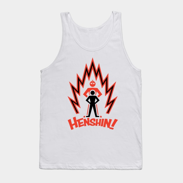 HENSHIN! Hero Tank Top by HyperVillainy